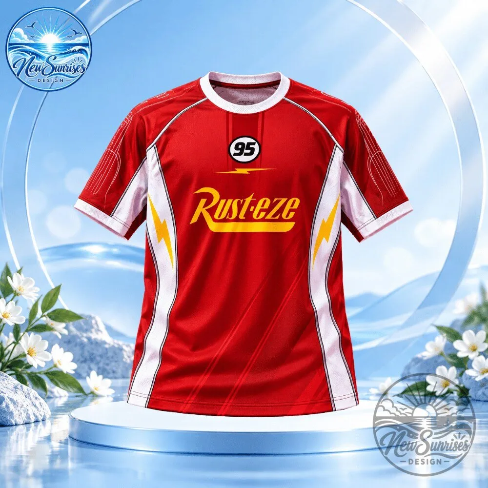 Lightning McQueen Rust-eze Racing Jersey Shirt 2026 Special